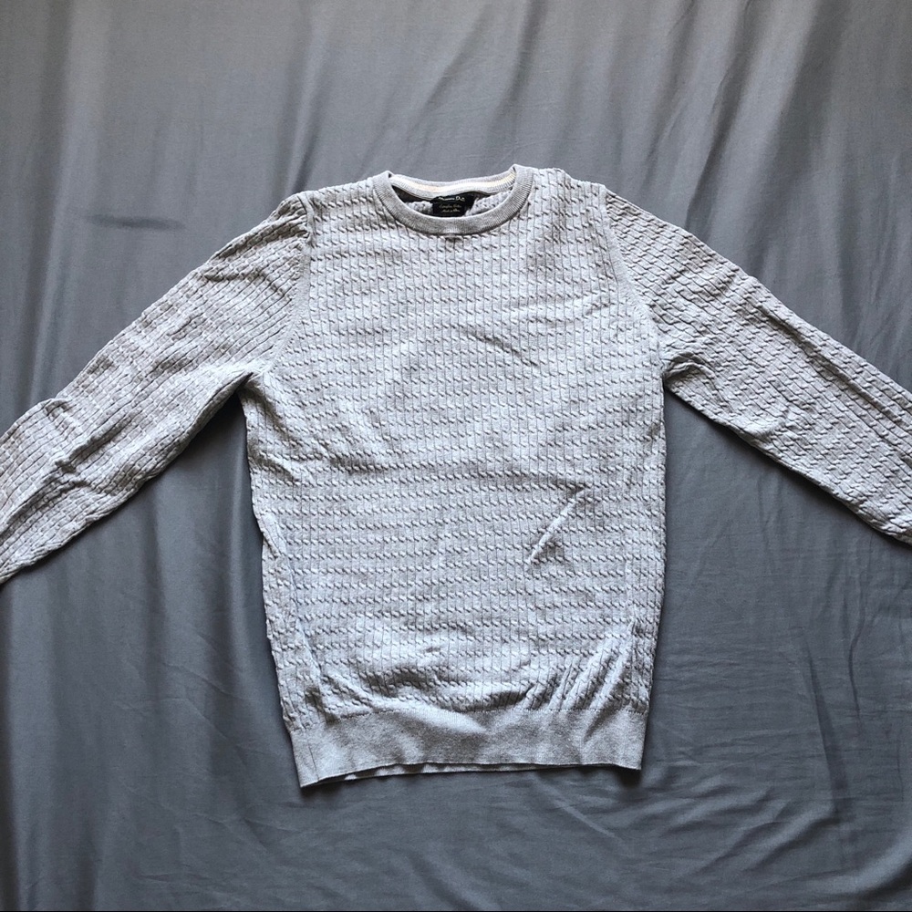 Massimo Dutti Men’s Cableknit Sweater (S)